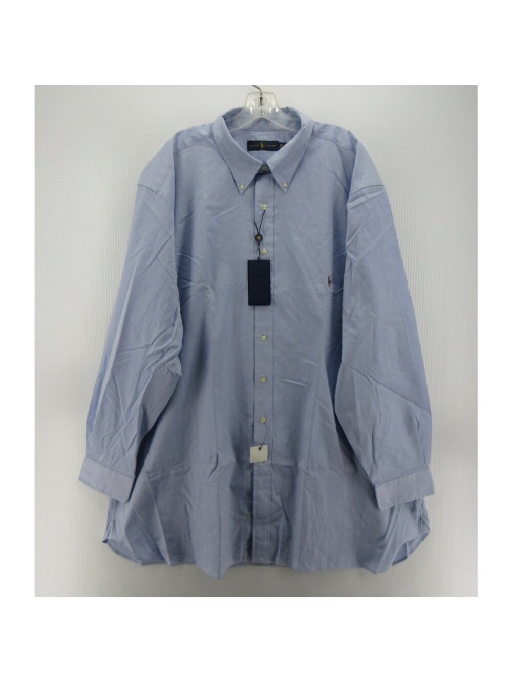 Ralph Lauren Shirt 19 Oxford Cloth OCBD Button Down Flesh Pony Woven